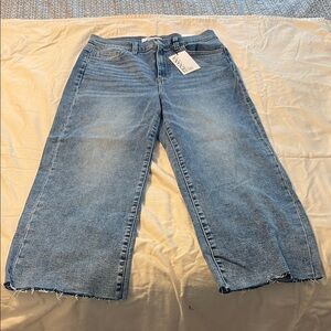 Zenana Wide Leg Crop Jeans